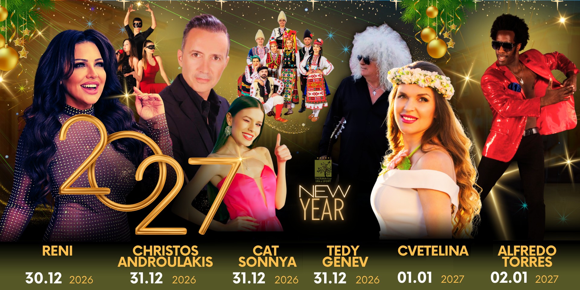 New Year's Eve Package 2026–2027 at Eco Therma Village Hotel